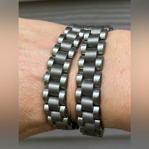 2 Unisex Tungsten Carbide Bracelets